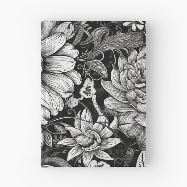 Item preview, Black and White Flower Pattern - 2 designed and sold by PixelPusherArt.
