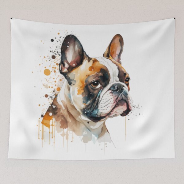 Item preview, Colorful Abstract Frenchie Art French Bulldog  designed and sold by PetsEnough.
