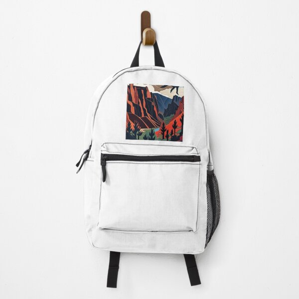 Item preview, Black Canyon of the Gunnison National Park Scandinavian Folk Art Style designed and sold by PikoApparel.