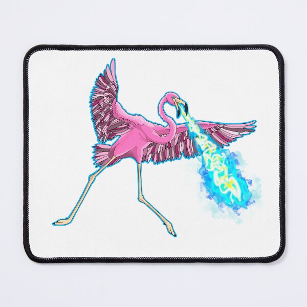 Item preview, Fire Breathing Flamingo “Flame-ingo” designed and sold by JuniperL.