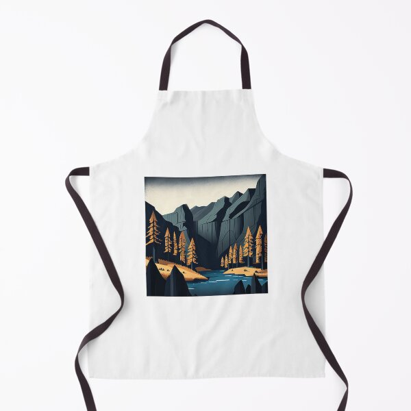 Item preview, Black Canyon of the Gunnison National Park Scandinavian Folk Art Style designed and sold by PikoApparel.