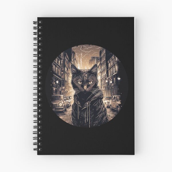 Item preview, Cat Daddy Black Cat vintage Eighties Style Cat Retro designed and sold by Shop801.