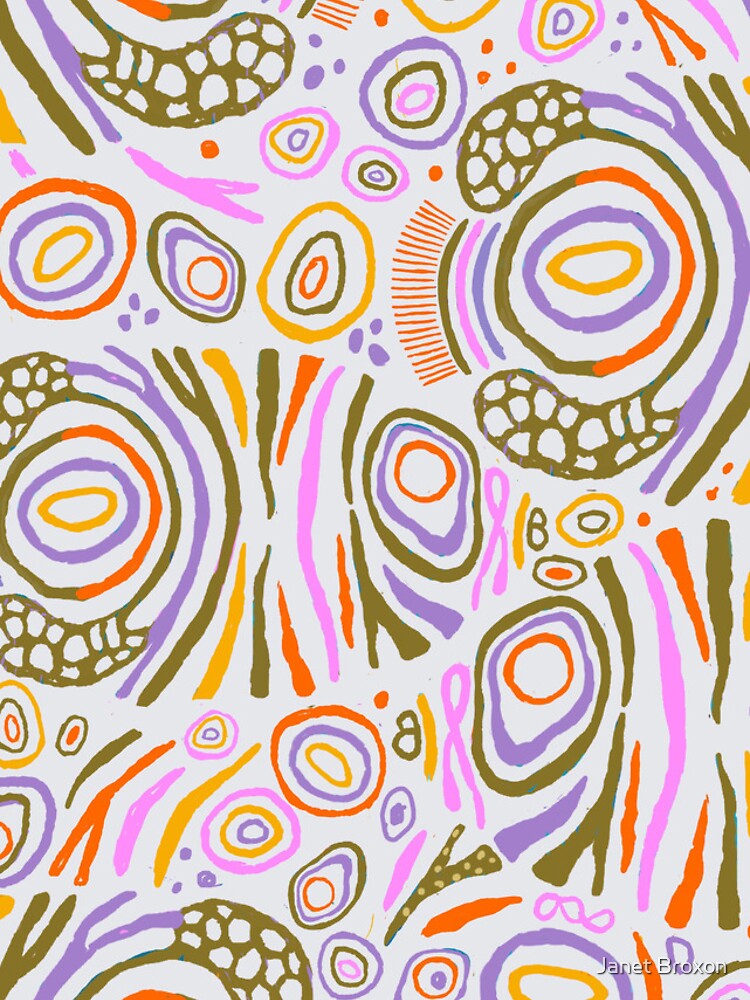 Thumbnail 4 of 4, iPhone Case, Abstract Patterned Fish designed and sold by jbroxon.
