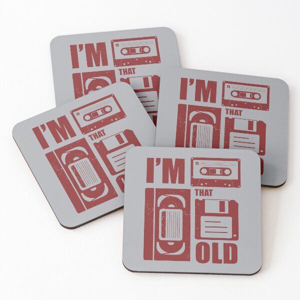 Item preview, I'm That Old - Red Vintage Design designed and sold by risible.