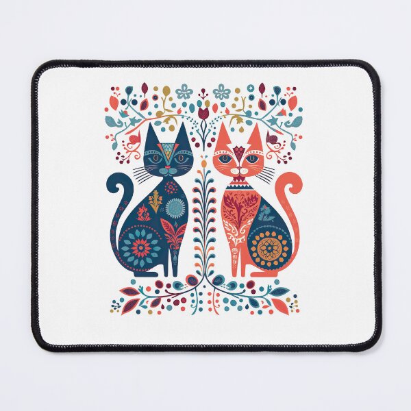 Item preview, Hygge Scandinavian Cottagecore Design of Fantasy Cats designed and sold by Kalligraphika.