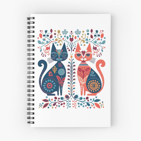 Item preview, Hygge Scandinavian Cottagecore Design of Fantasy Cats designed and sold by Kalligraphika.