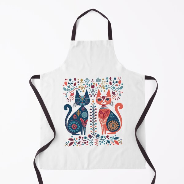 Item preview, Hygge Scandinavian Cottagecore Design of Fantasy Cats designed and sold by Kalligraphika.
