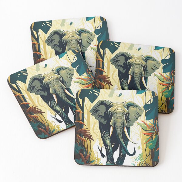 Item preview, Elephant Jungle walk designed and sold by neuzoticart.