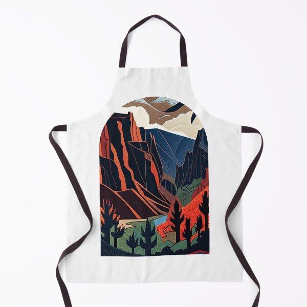Item preview, Black Canyon of the Gunnison National Park Scandinavian Folk Art Style Arch designed and sold by PikoApparel.