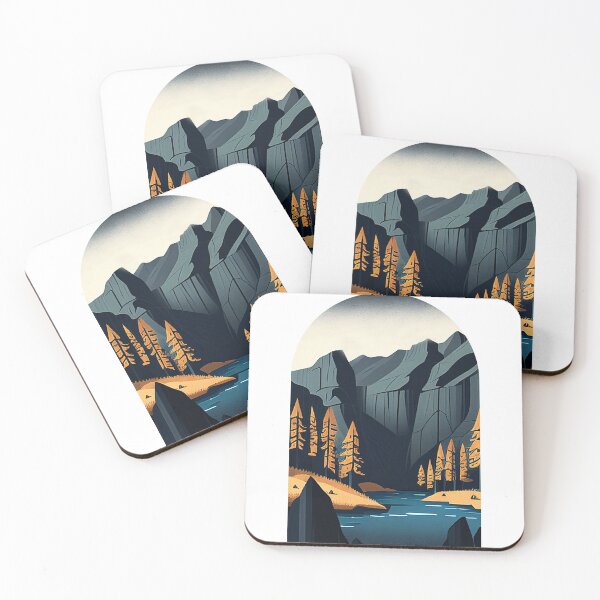 Item preview, Black Canyon of the Gunnison National Park Scandinavian Folk Art Style Arch designed and sold by PikoApparel.