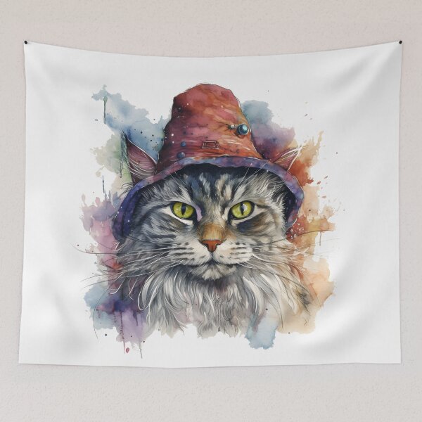 Item preview, Cat Hat | Fashion Cat | Wizard Cat  designed and sold by henrique37.