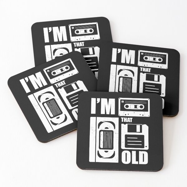 Item preview, I'm That Old - White Vintage Design designed and sold by risible.