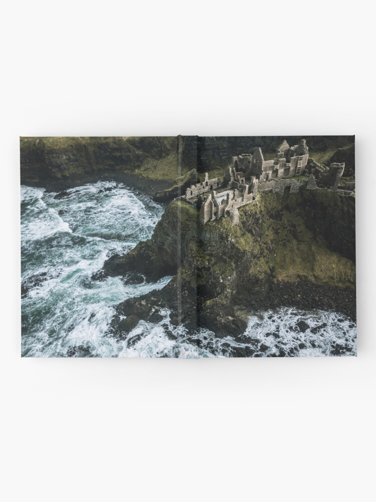Alternate view of Castle ruin by the irish sea - Landscape Photography Hardcover Journal