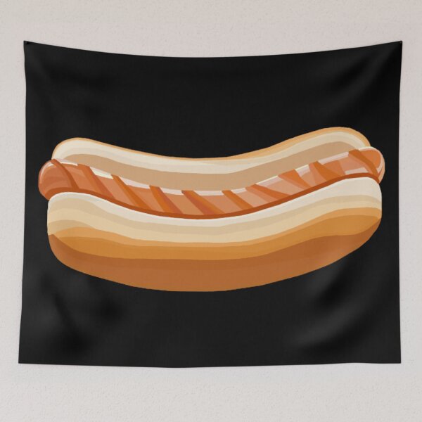 Item preview, Grilled Hotdog in Bun designed and sold by Deborah Camp.
