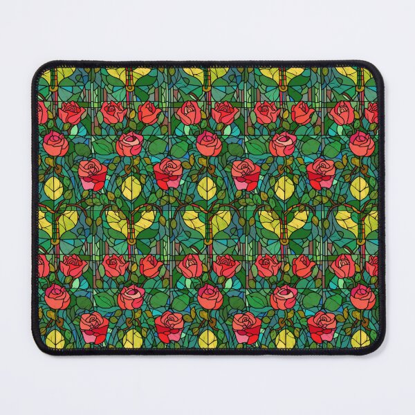 Item preview, Radiant Rose Window designed and sold by PixelPatchwork.