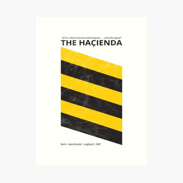 Hacienda - Factory - Retro Distressed Shirt Art Print