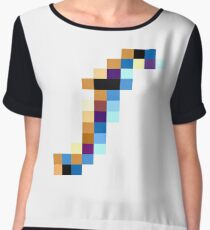 Symbol f, letter f, fantasy, fact, focus, foundation, fruit, Facebook, fiction, frequency, female, f Chiffon Top
