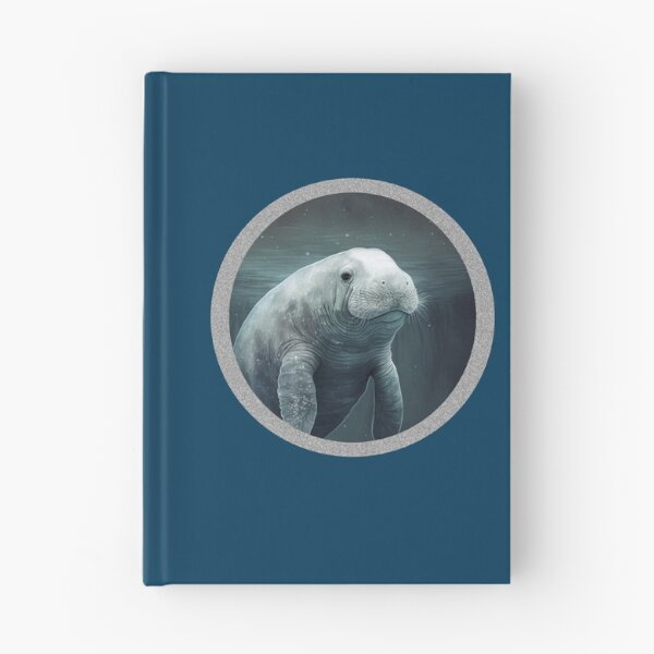Item preview, Manatee Art for Decor and Fashion Cute Floating Manatee Peaceful Manatee designed and sold by aphelionrhode.