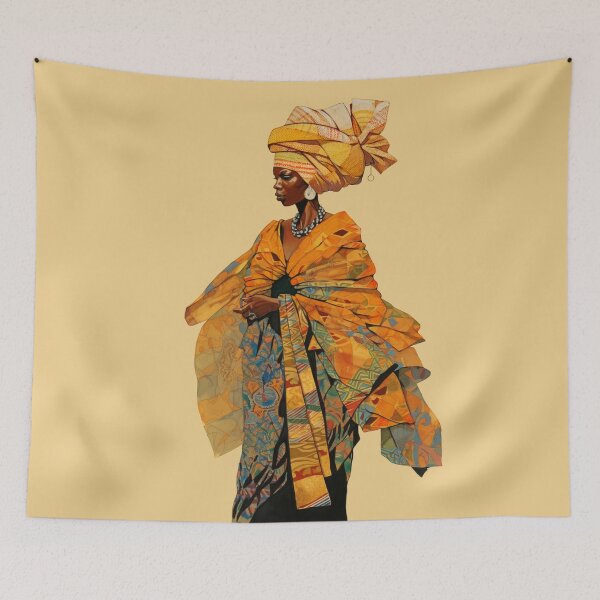 Aperçu de l'œuvre Tenue Traditionnelle Africaine créée et vendue par Luseann.