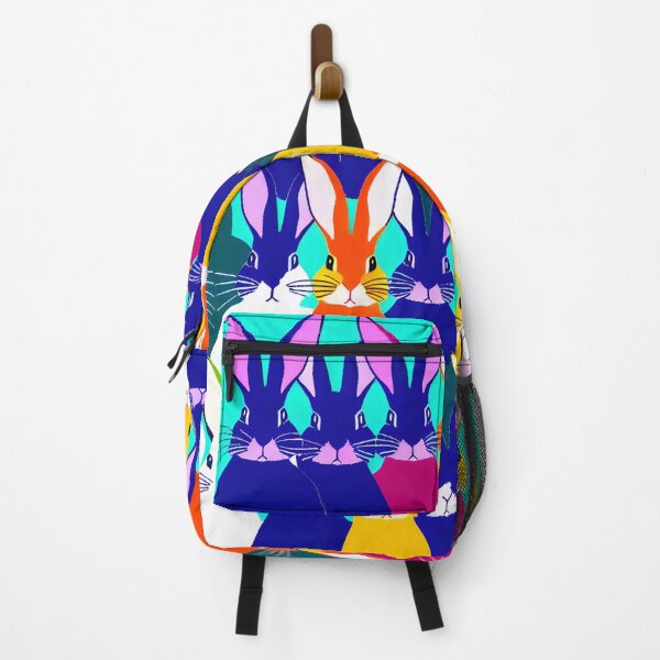 Item preview,  bright multi coloured rabbits  designed and sold by David-Howells.