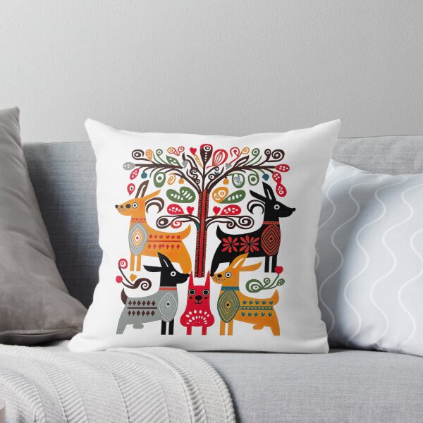 Item preview, Hygge Scandinavian Cottagecore Design of Fantasy Dogs designed and sold by Kalligraphika.
