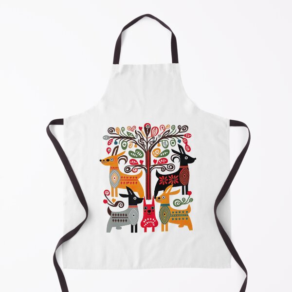 Item preview, Hygge Scandinavian Cottagecore Design of Fantasy Dogs designed and sold by Kalligraphika.