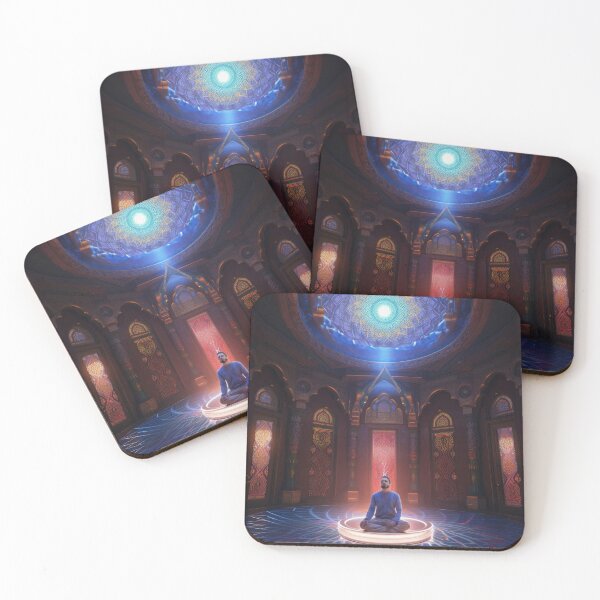 Item preview, Mystical Psychedelic Meditation Room Painting: Elevate Your Mind with This Stunning Artwork designed and sold by altrmnd.