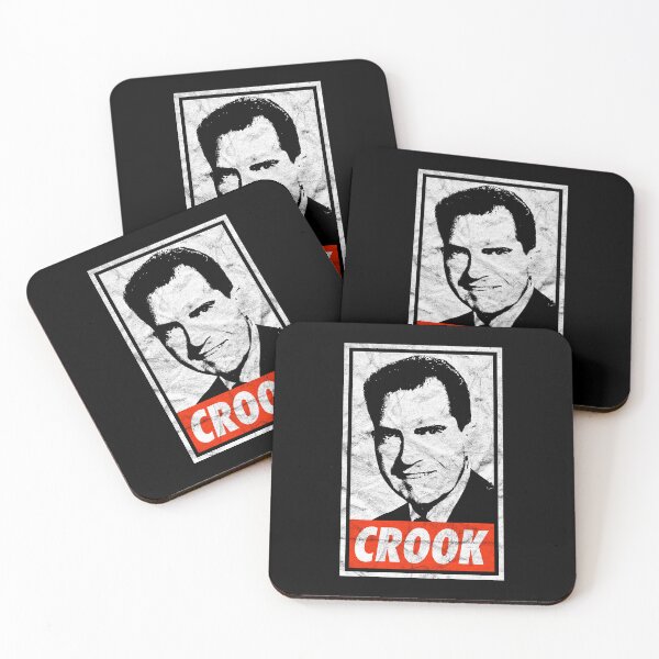Item preview, Nixon Crook (Black Worn Look) designed and sold by politicalamity.