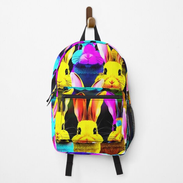Item preview,  bright multi coloured rabbits  designed and sold by David-Howells.