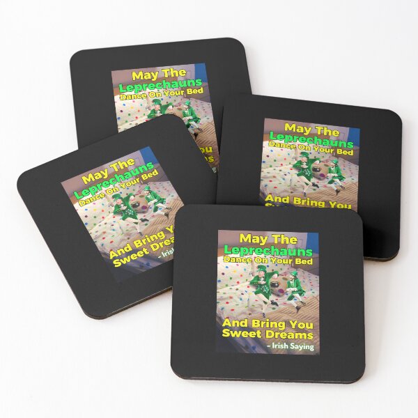 Item preview, Irish Saying - May The Leprechauns Dance On Your Bed And Bring You Sweet Dreams designed and sold by IrishProverbs.