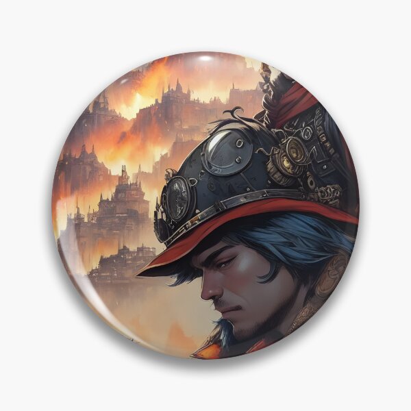Item preview, Assault squad in burning city Fantasia Watercolor designed and sold by MudbloodStore.