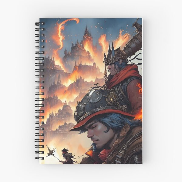 Item preview, Assault squad in burning city Fantasia Watercolor designed and sold by MudbloodStore.