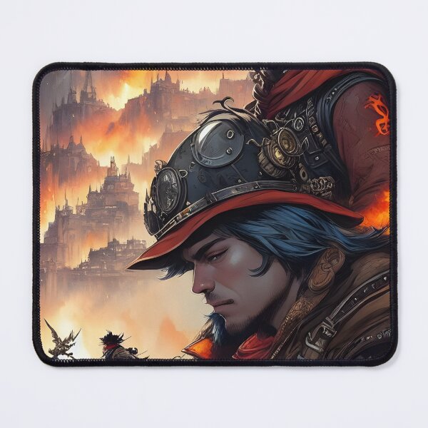 Item preview, Assault squad in burning city Fantasia Watercolor designed and sold by MudbloodStore.