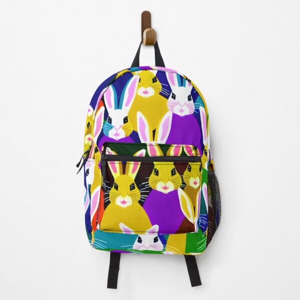 Item preview,  bright multi coloured rabbits  designed and sold by David-Howells.