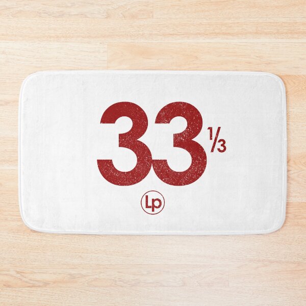 Item preview, Audiophile 101 = 33 & 1/3 (red distressed design) designed and sold by siggyspatsky.