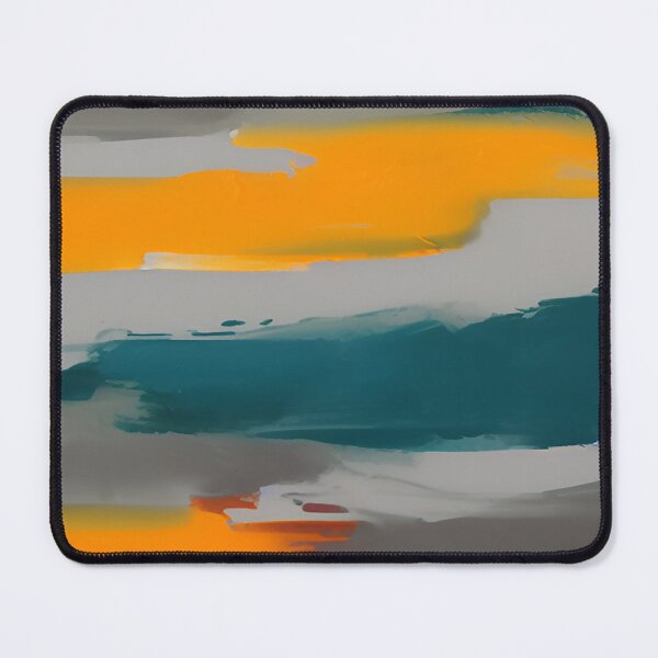 Item preview, Orange Green Gray Red Abstract of Dreary Skies designed and sold by deniselynnimage.