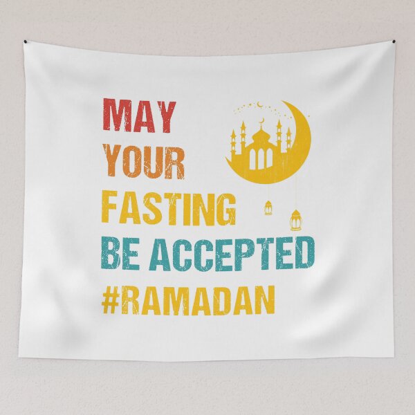 Item preview, May Your Fasting Be Accepted - Ramadan Kareem - Ramadan Mubarak - Ramadan Month 2023 Vintage designed and sold by naworas.