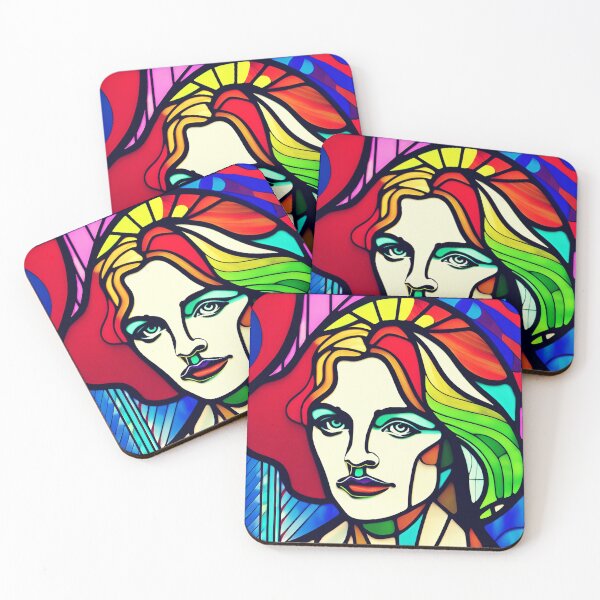 Item preview, Stained Glass Pop Art 13 - Princess designed and sold by stevepmp.