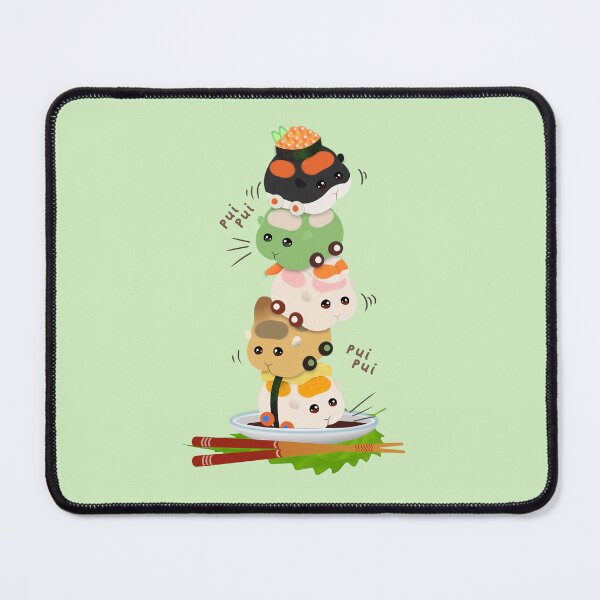 Item preview, Sushi Molcars Pui Pui Molcar Cute Toppling Tower designed and sold by BlossomCreative.