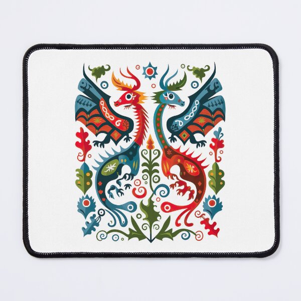 Item preview, Hygge Scandinavian Cottagecore Design of Fantasy Dragons designed and sold by Kalligraphika.