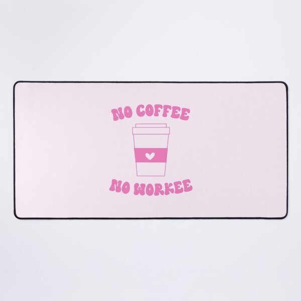 Item preview, No Coffee No Workee Pink Retro Design designed and sold by PreciouslyMade8.