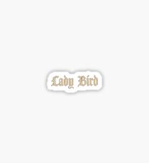 lady bird movie logo Sticker