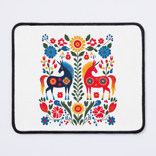 Item preview, Hygge Scandinavian Cottagecore Design of Unicorns designed and sold by Kalligraphika.