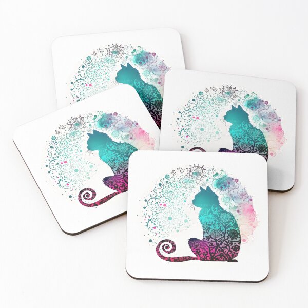 Item preview, Mandala Cat, finding Inner Peace through Meditation.  Yoga Sticker, Namaste designed and sold by VisualVibesVV.