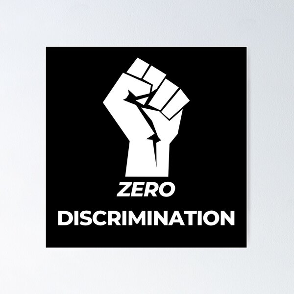 Item preview, Zero Discrimination designed and sold by Style PoP.