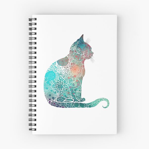 Item preview, Mandala Cat, finding Inner Peace through Meditation.  Yoga Sticker, Namaste designed and sold by VisualVibesVV.