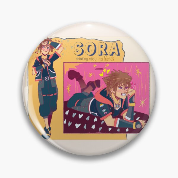 Item preview, Sora thinking about his friends  designed and sold by Rolaplayor101.