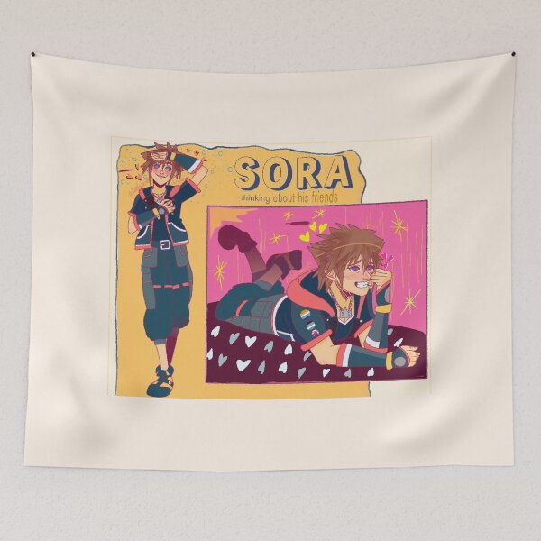 Item preview, Sora thinking about his friends  designed and sold by Rolaplayor101.