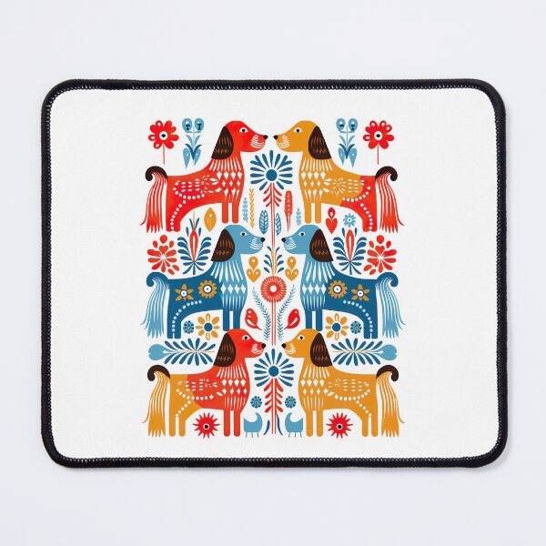 Item preview, Hygge Scandinavian Cottagecore Design of 6 Dogs designed and sold by Kalligraphika.