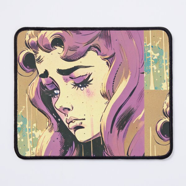Item preview, Vintage Pulp Comic Sad Girl 17 designed and sold by heyhannaleah.